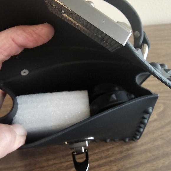 Wicked Awesome Black Rubber Handbag - Picture 4 of 5